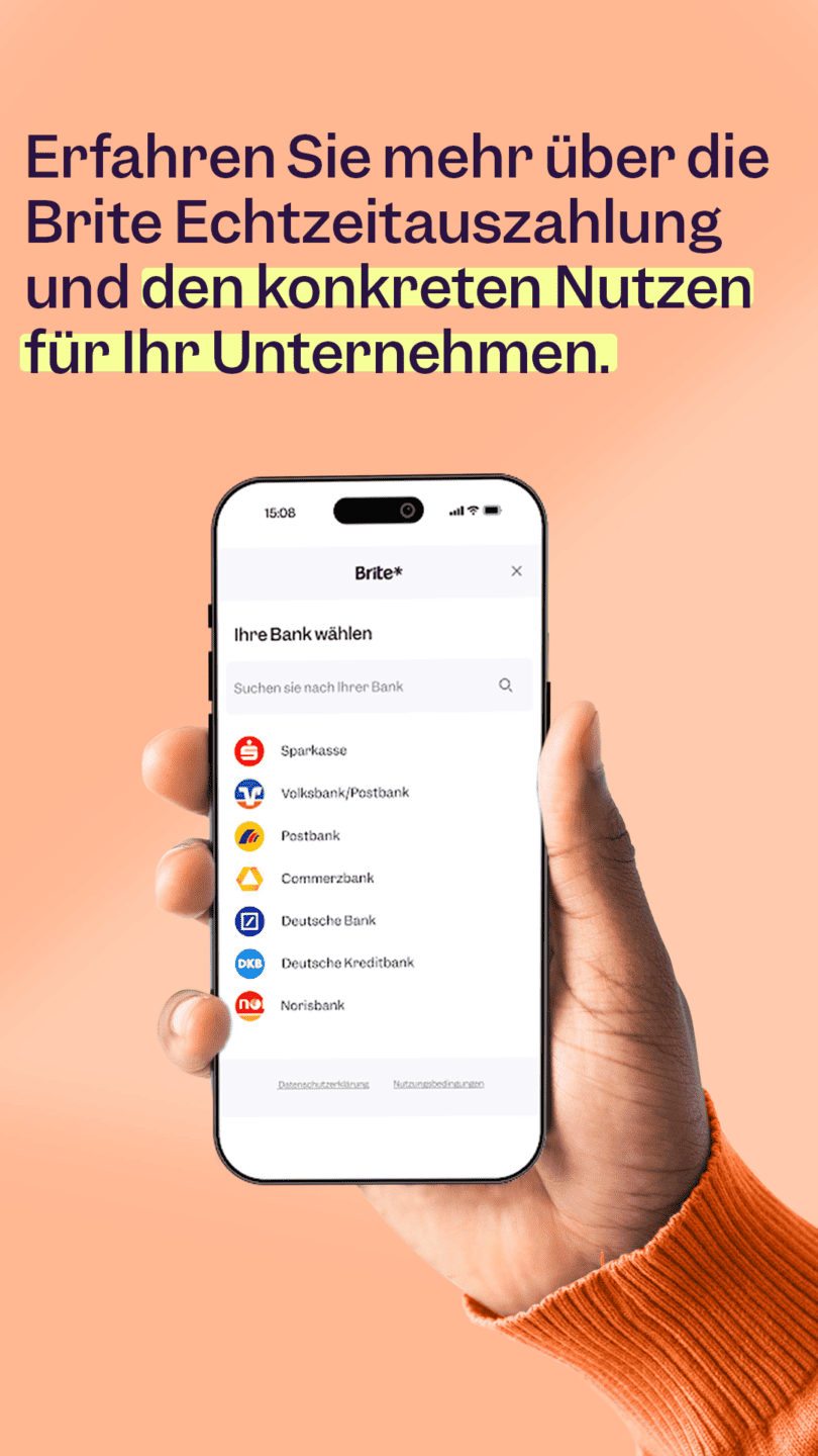 Brite Echtzeitauszahlung